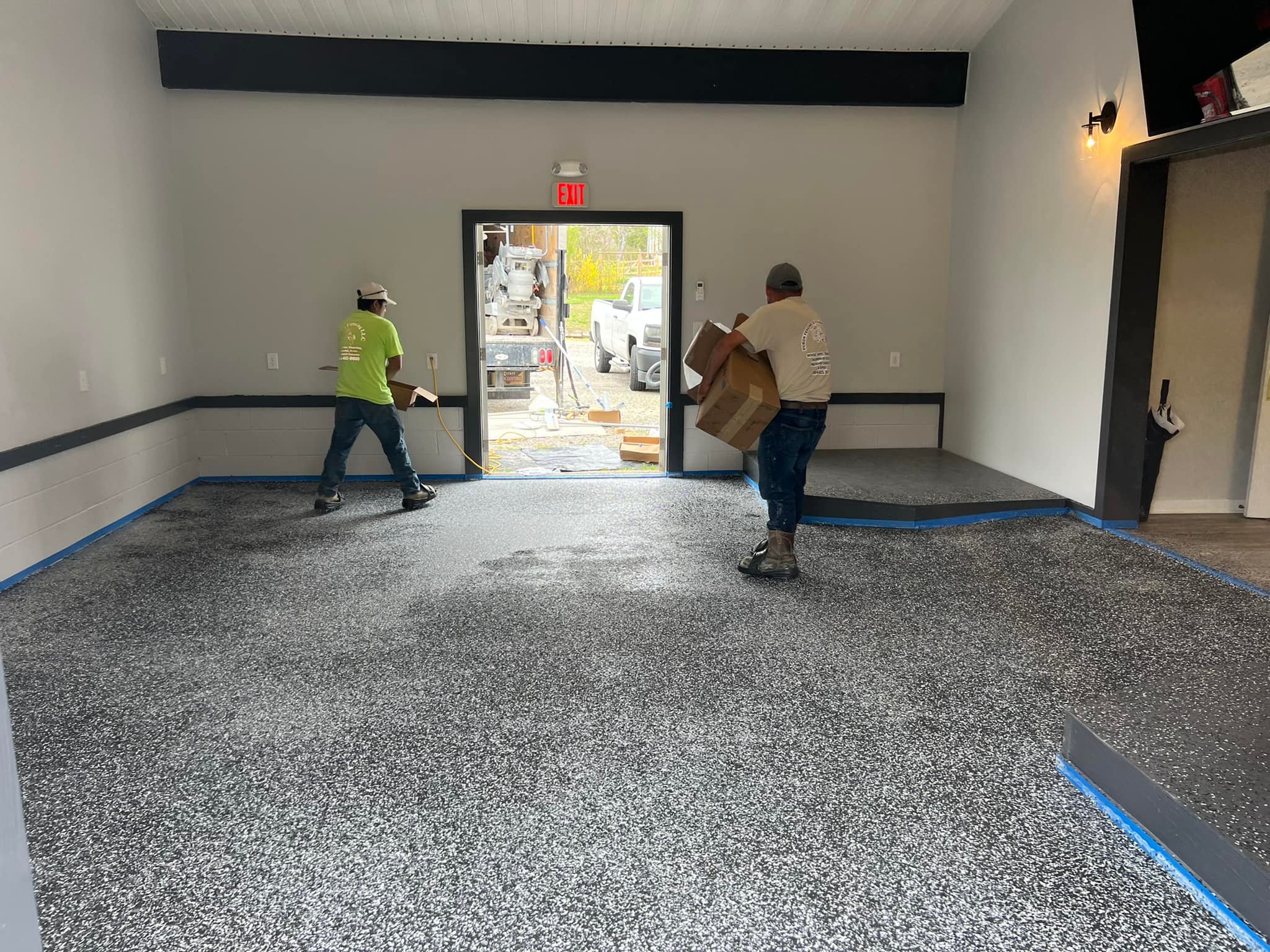 epoxy flooring by dubon fencing llc