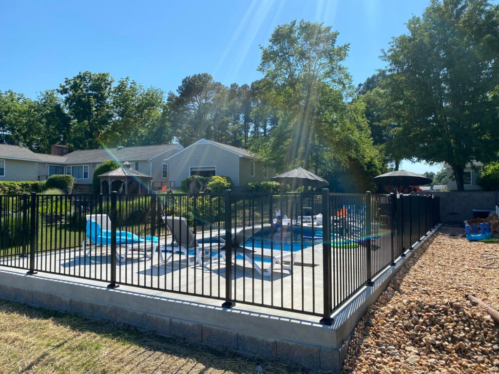 iron metal fence by dubon fencing and polishing llc