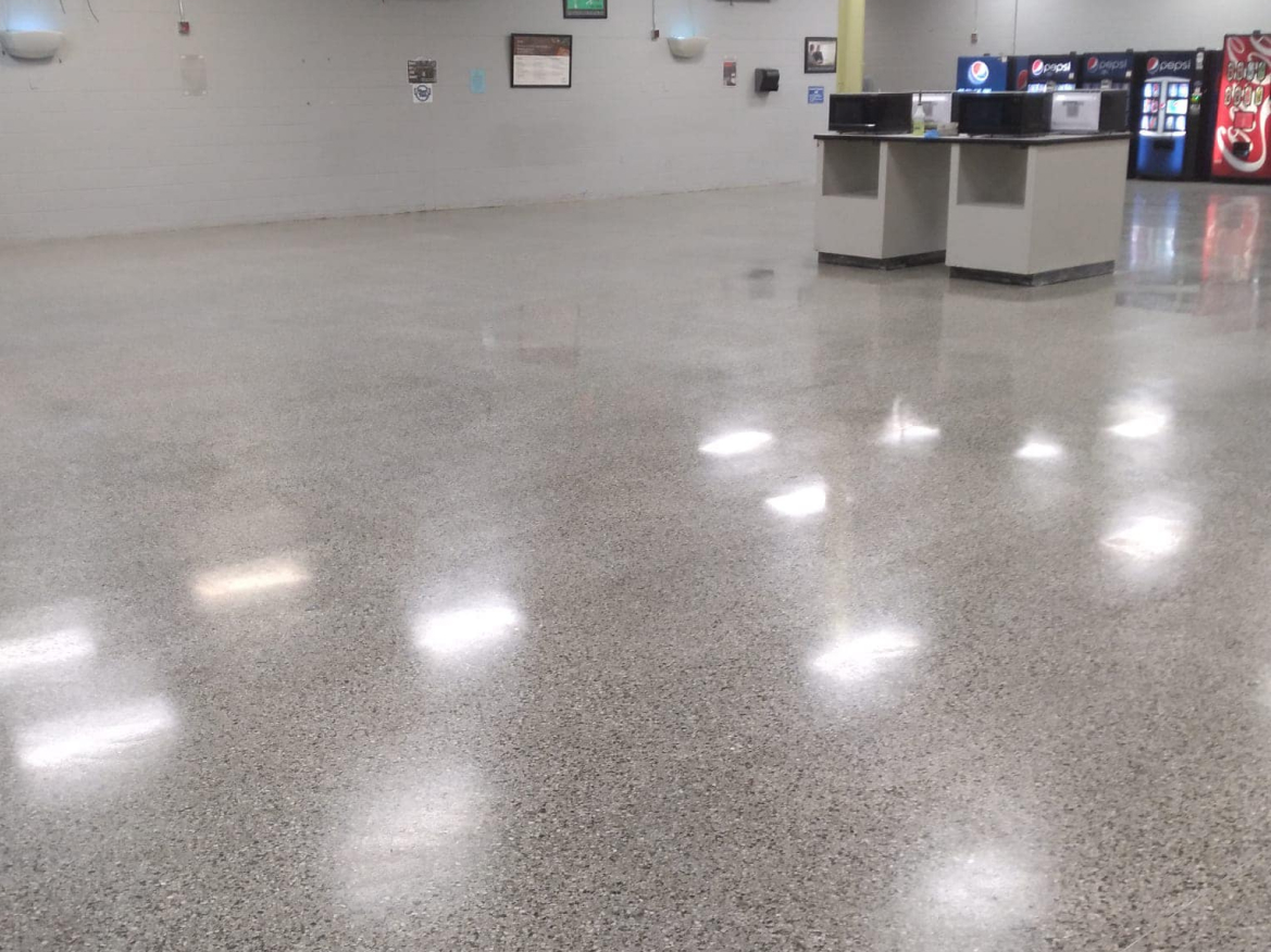 Epoxy with Stains Concrete in Chesterfield VA