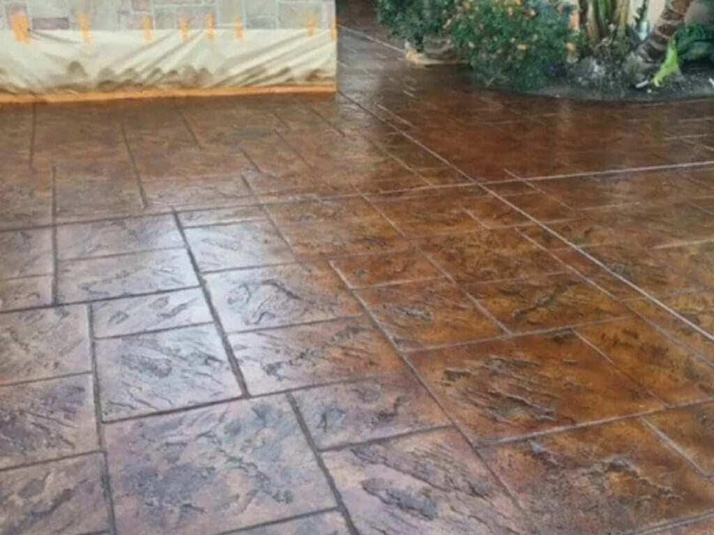 Stamped and Stained in Chesterfield VA