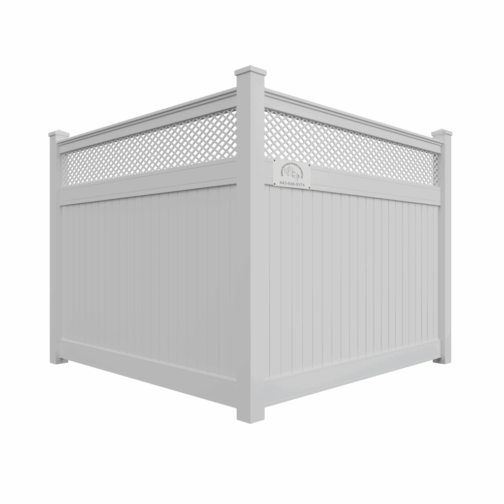 Vinyl Lattice Fence