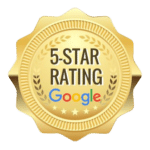 5 star google badge